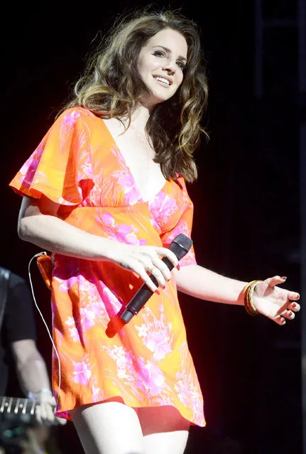 Lana Del Rey performs as part of the Coachella Valley Music and Arts Festival at The Empire Polo Club on April 13, 2014 in Indio, California. (Photo by Tim Mosenfelder/WireImage)