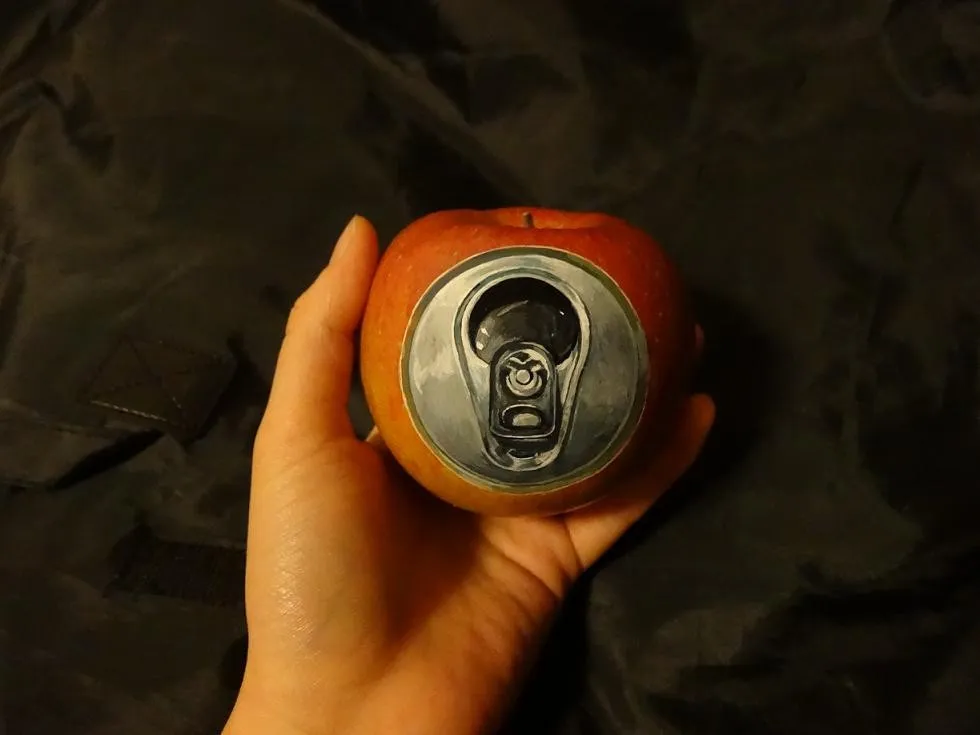 A frightening-realistic Body Art by Chooo-San