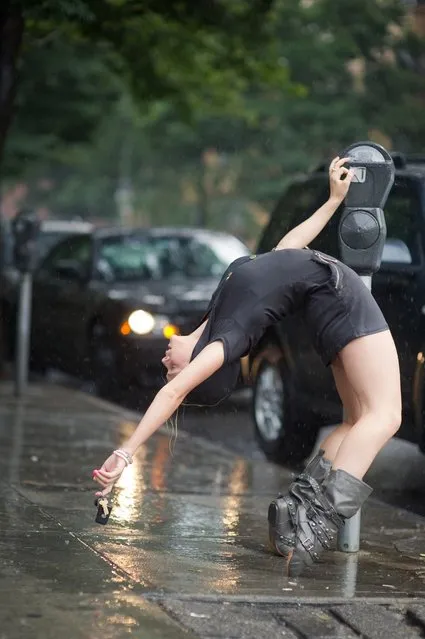 “Dancers Among Us”: Washington Heights, NYC – Tenealle Farragher. (Photo by Jordan Matter)
