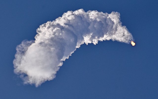A SpaceX Falcon 9 rocket carrying a payload of Starlink v2-mini satellites lifts off from Space Launch Complex 40 at the U.S. Space Force Station in Cape Canaveral, Florida on June 10, 2025. (Photo by Steve Nesius/Reuters)