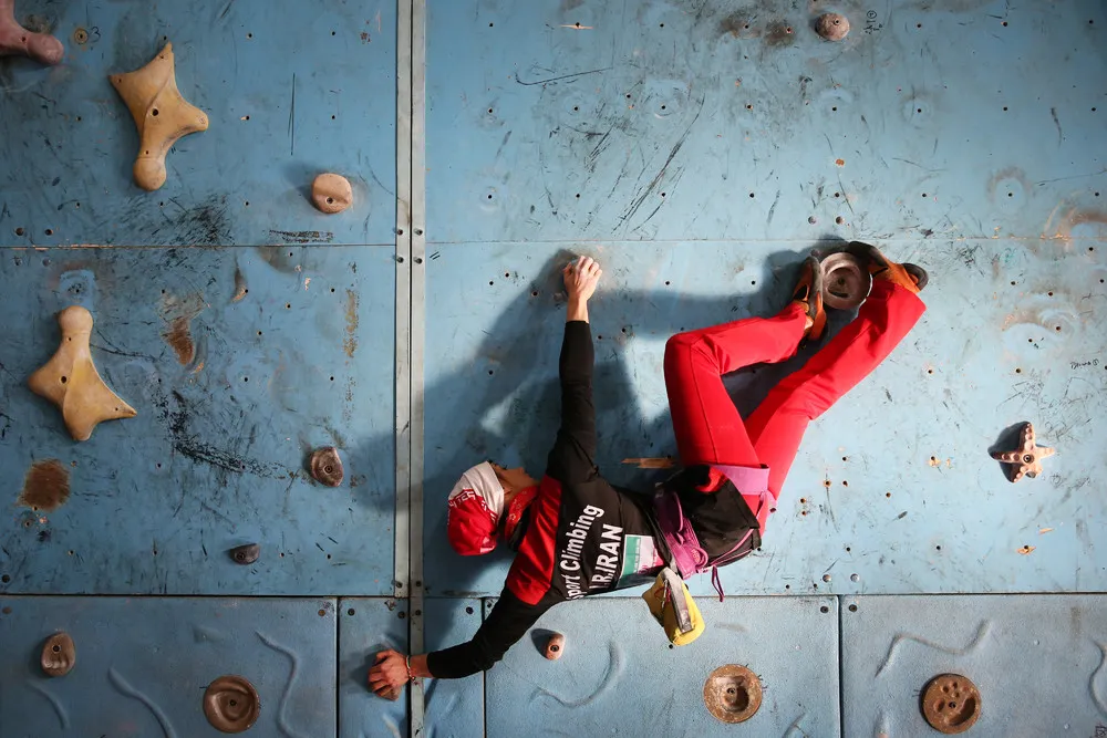Women's Rock Climbing in Iran