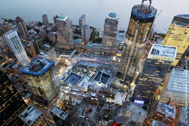 Construction Continues At Ground Zero On One World Trade Center