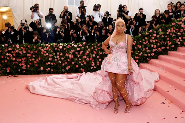 Niki Minaj attends the 2019 Met Gala celebrating “Camp: Notes on Fashion” at the Metropolitan Museum of Art on May 06, 2019 in New York City. (Photo by Andrew Kelly/Reuters)