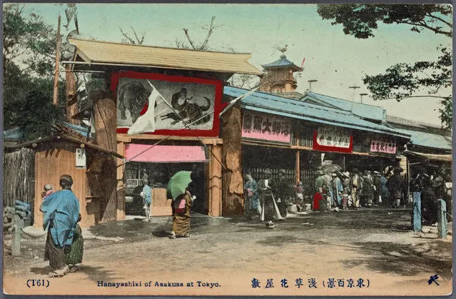 Hanayashiki of Asakusa at Tokyo, Japan. (Photo by New York Public Library/Caters News)