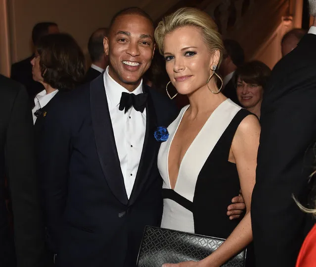 Anchors Don Lemon and Megyn Kelly attend the Bloomberg & Vanity Fair cocktail reception following the 2015 WHCA Dinner at the residence of the French Ambassador on April 30, 2016 in Washington, DC. (Photo by Dimitrios Kambouris/VF16/WireImage)