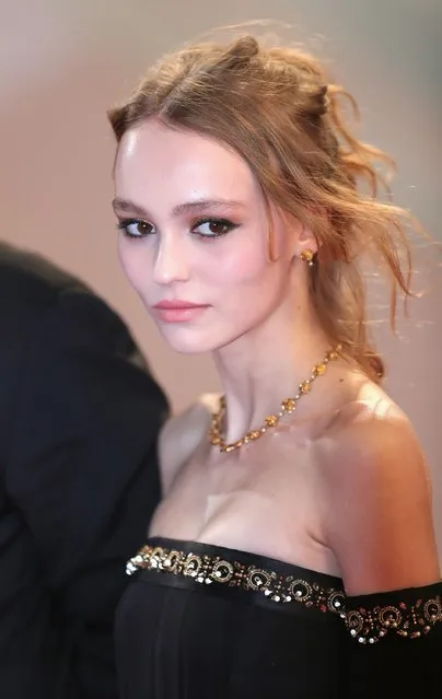 Actress Lily-Rose Depp attends the “I, Daniel Blake” premiere during the 69th annual Cannes Film Festival at the Palais des Festivals on May 13, 2016 in Cannes, France. (Photo by Neilson Barnard/Getty Images)