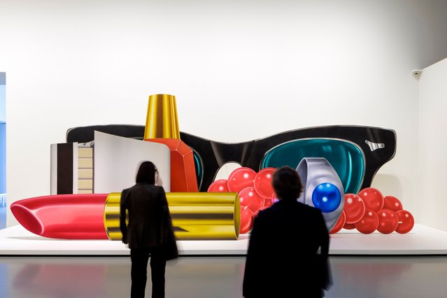 A general view of the Louis Vuitton Foundation during the press preview of the exhibition “Pop Forever. Tom Wesselmann & ...” at Louis Vuitton Foundation on October 15, 2024 in Paris, France. (Photo by Luc Castel/Getty Images)