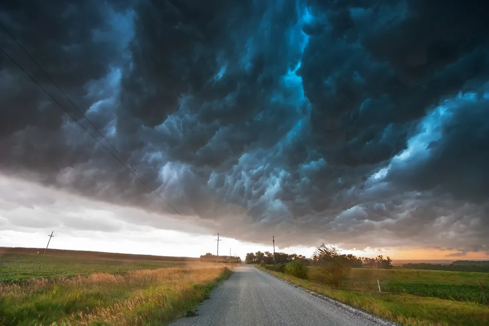 Stormy Skies by Photographer Mike Hollingshead