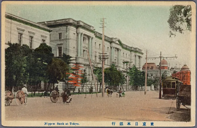 Nippon Bank at Tokyo, Japan. (Photo by New York Public Library/Caters News)