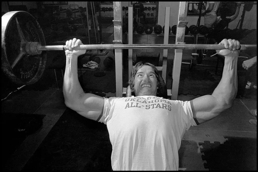Vintage Photo of Arnold Schwarzenegger