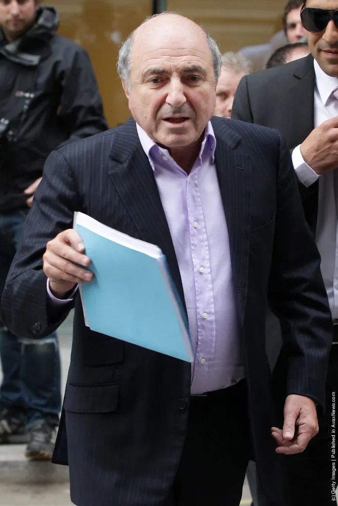 Russian Businessmen Roman Abramovich And Boris Berezovsky Appear At Court In Oil Share Legal Battle
