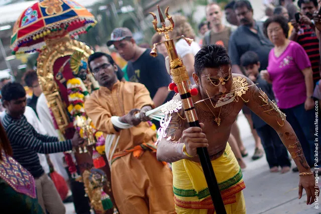 Singapore Hindus Celebrate Thaipusam Festival