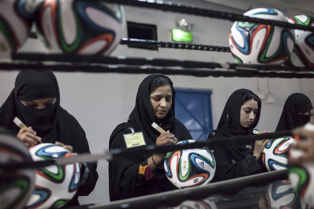 Inside the Pakistani Factory that Makes World Cup Soccer Balls