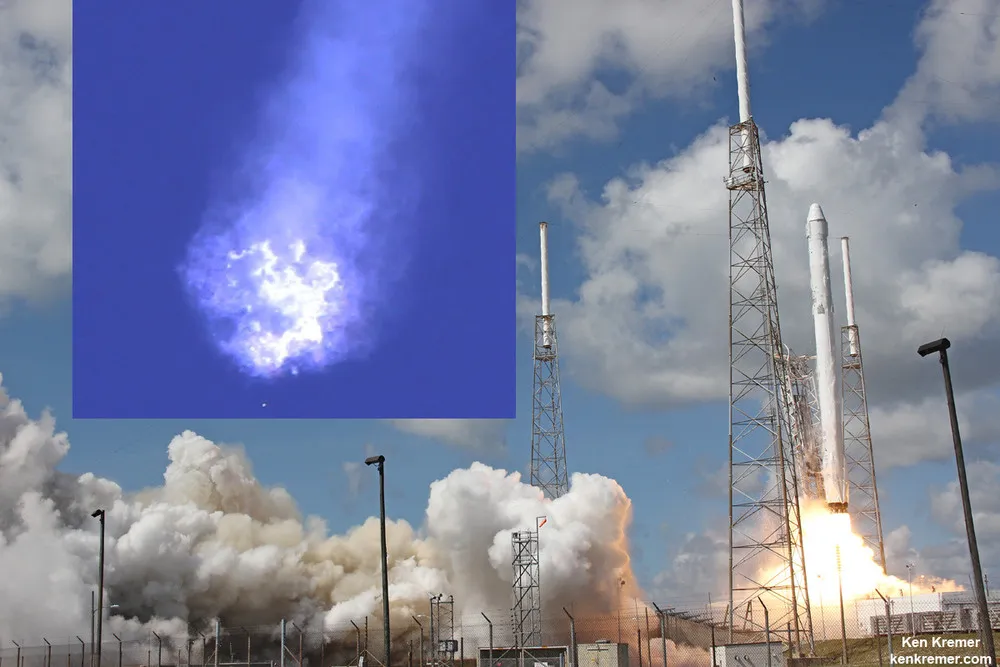 SpaceX Rocket Explosion Caused by a Two Feet Metallic Strut