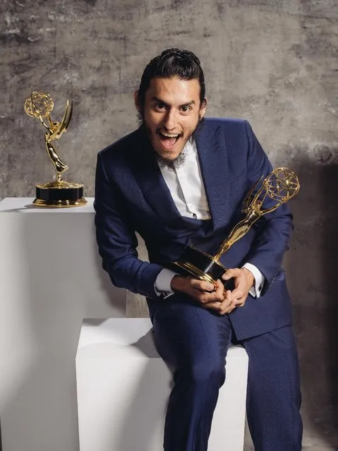 Richard Cabral poses for a portrait at the Television Academy's 67th Emmy Awards Performers Nominee Reception at the Pacific Design Center on Saturday, September 19, 2015 in West Hollywood, Calif. (Photo by Casey Curry/Invision for the Television Academy/AP Images)