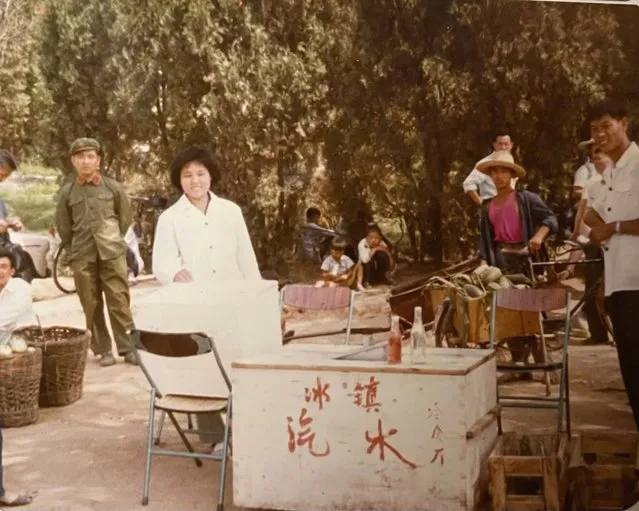 In this photo provided by Ted Anthony, a woman sells soda pop and popsicles at a roadside stand near Xi'an in central China's Shaanxi province in February 1980. For one 11-year-old American boy, Richard Nixon's trip to China changed almost everything. In 1979, Ted Anthony was part of the earliest wave of American families to come to Beijing after relations were established thanks to the 1972 meeting between Nixon and Mao Zedong. Now an Associated Press journalist, he says his presence in China at a pivotal moment in its history resonates with him today. (Photo by Ted Anthony via AP Photo)