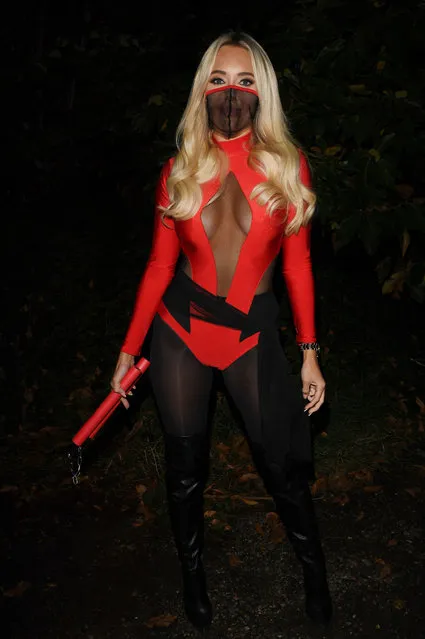 Towie girl Amber Turner at the Halloween Special “The Only Way is Essex” TV show filming in Essex, United Kingdom on October 25, 2020. (Photo by Beretta/Sims/Rex Features/Shutterstock)