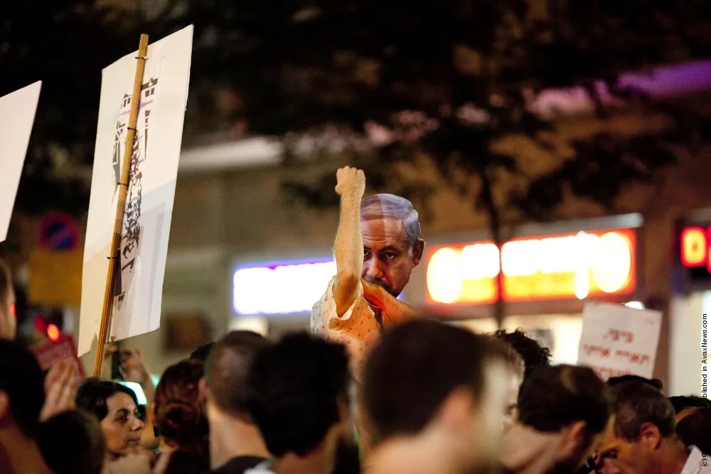 Tens Of Thousands Of Israelis Take To The Streets To Protest Cost Of Living