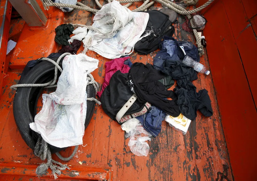 On Board a Boat that Carried Migrants from Myanmar to Malaysia on their Three Month Journey