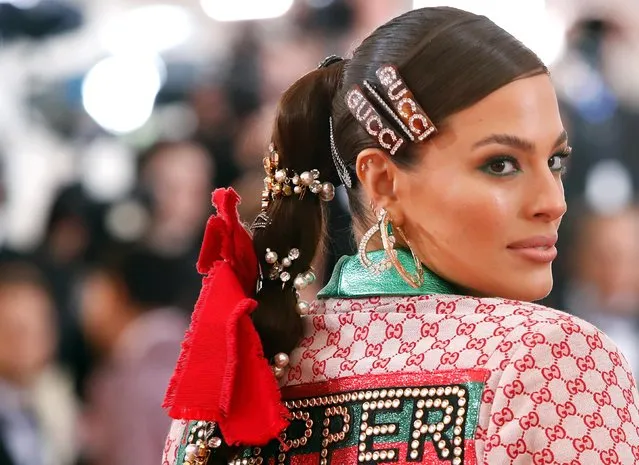 Ashley Graham attends the 2019 Met Gala celebrating “Camp: Notes on Fashion” at the Metropolitan Museum of Art on May 06, 2019 in New York City. (Photo by Andrew Kelly/Reuters)
