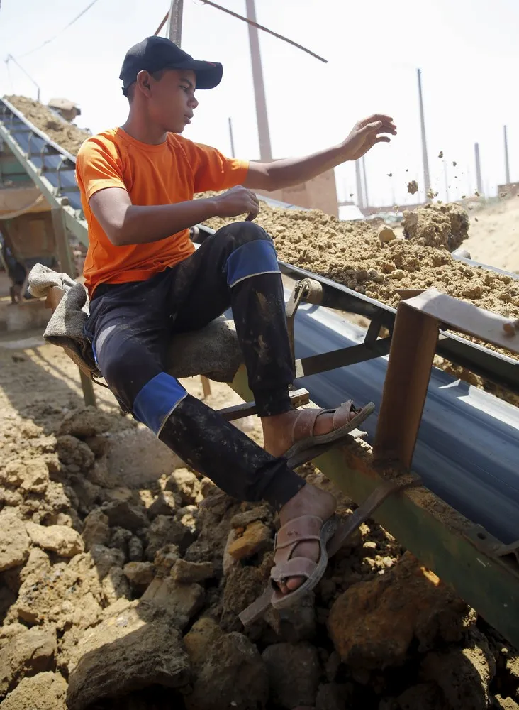 A Traditional Brick Factory in Egypt