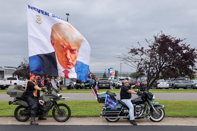 Wilkes-Barre, Pennsylvania on August 17, 2024. (Photo by Jeenah Moon/Reuters)