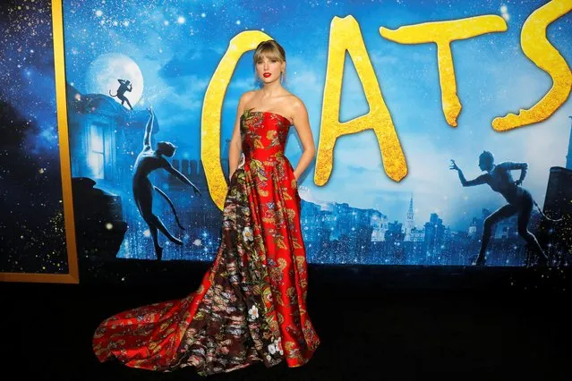 Singer Taylor Swift arrives for the world premiere of the movie “Cats” in Manhattan, New York, U.S., December 16, 2019. (Photo by Andrew Kelly/Reuters)