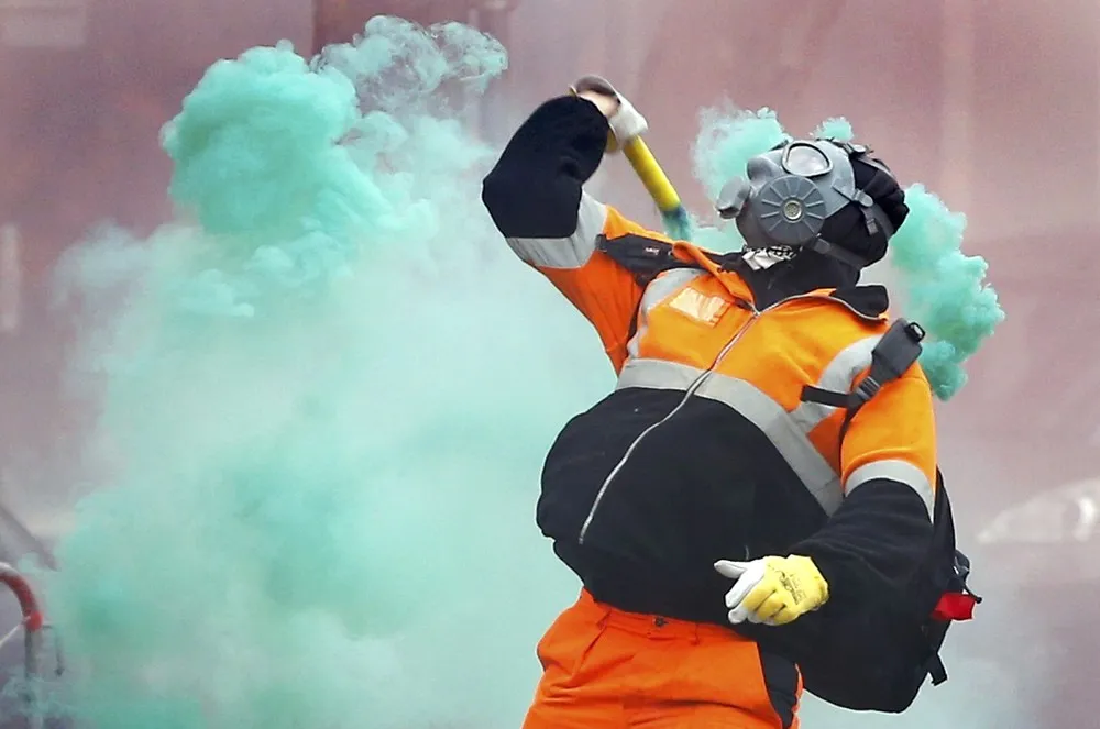 Protest Against New Government in Brussels