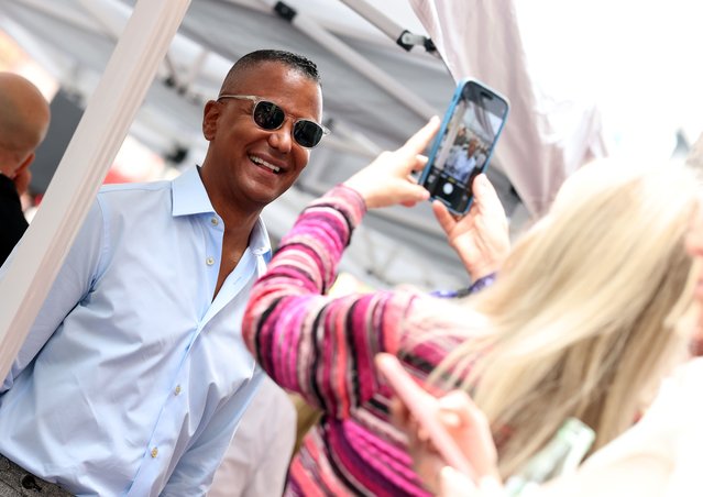 Yanic Truesdale attends the Hollywood Walk of Fame Star Ceremony for Lauren Graham on October 03, 2025 in Hollywood, California. (Photo by Monica Schipper/Getty Images)