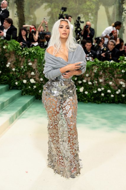 American media personality and socialite Kim Kardashian attends The 2024 Met Gala Celebrating “Sleeping Beauties: Reawakening Fashion” at The Metropolitan Museum of Art on May 06, 2024 in New York City. (Photo by Dimitrios Kambouris/Getty Images for The Met Museum/Vogue)