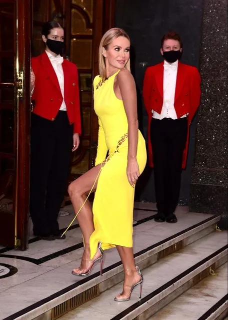Judge Amanda Holden attends the Britain's Got Talent Auditions at the London Palladium on January 18, 2022 in London, England. (Photo by Eamonn M. McCormack/Getty Images)