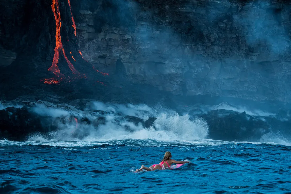 Swimming with Lava in Hawaii