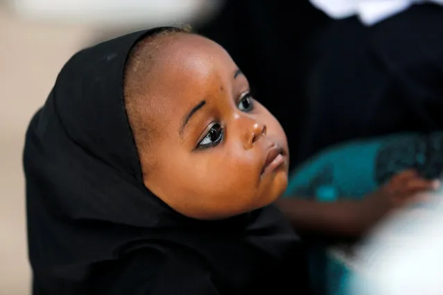 A girl is seen at a polio immunisation health centre in Maiduguri, Borno State, Nigeria, August 29, 2016. (Photo by Afolabi Sotunde/Reuters)