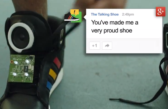Google & Adidas – Talking Shoe