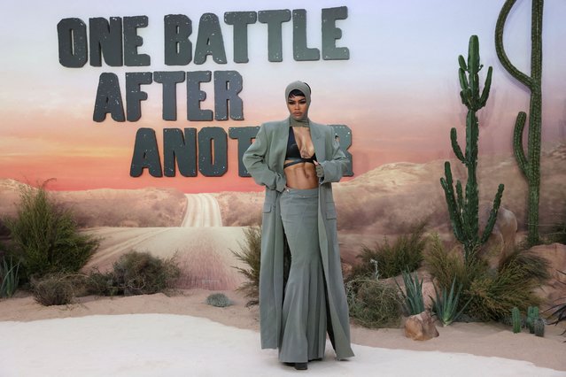 Cast member Teyana Taylor attends the London premiere for the movie “One Battle After Another” in London on September 16, 2025. (Photo by Katie Collins/Reuters)