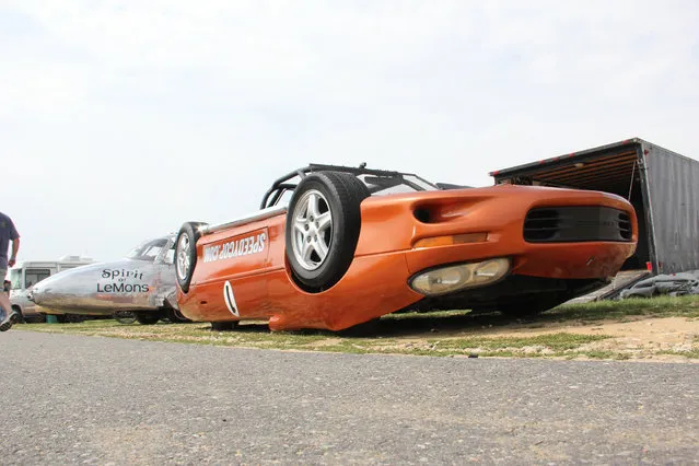 Upside Down Race Car By Jeff Bloch Aka SpeedyCop