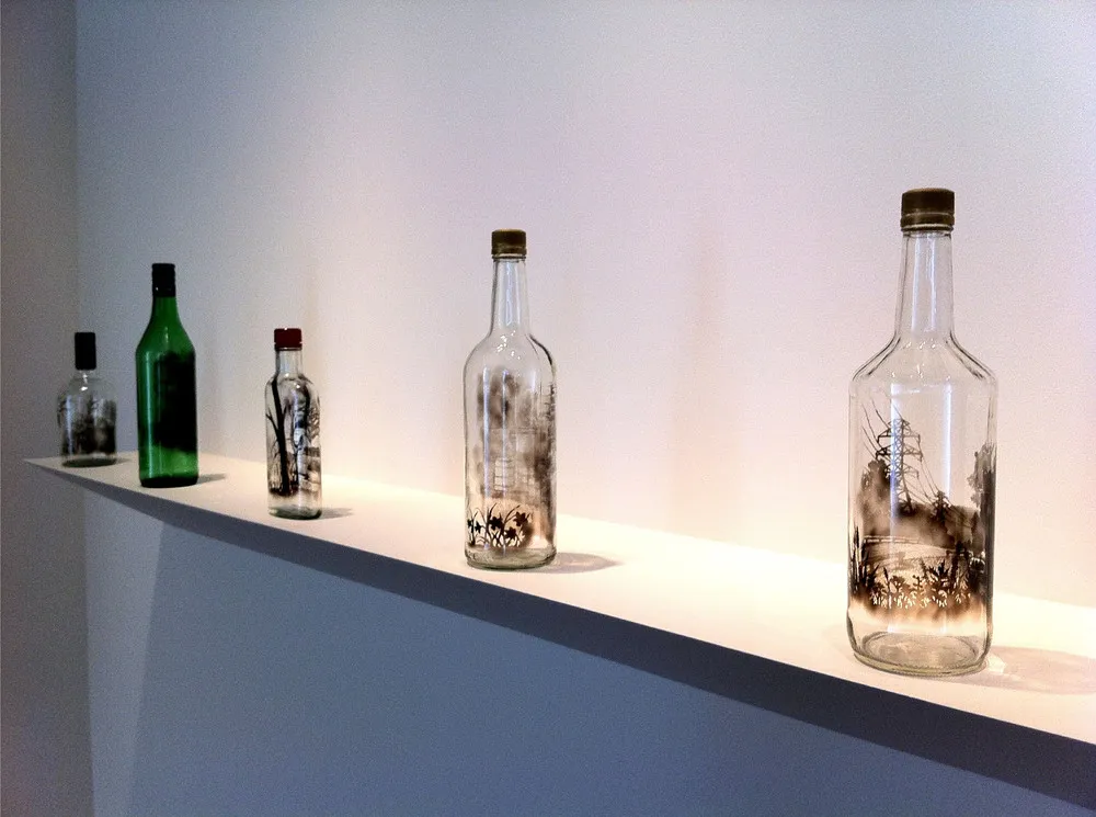 The Bottled Smoke Artworks by Jim Dingilian
