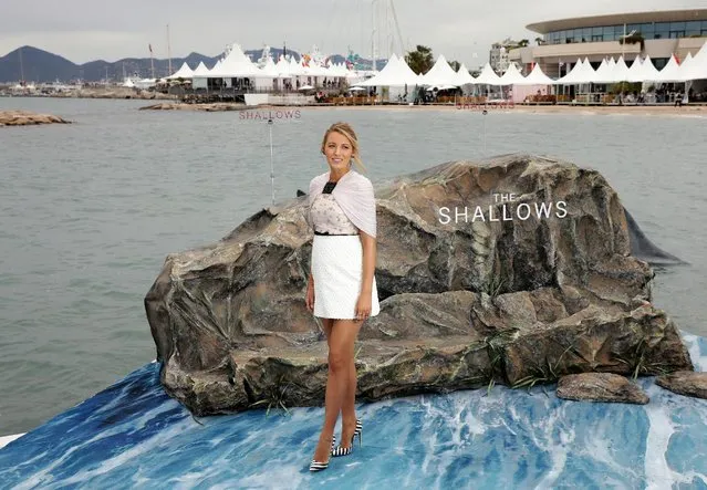 Blake Lively attends the “The Shallows” photocall during the 69th annual Cannes Film Festival at the Palais des Festivals on May 13, 2016 in Cannes, France. (Photo by Neilson Barnard/Getty Images)