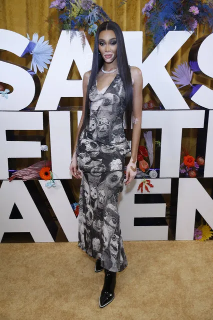 Winnie Harlow attends the first anniversary celebration of L'Avenue at Saks on February 04, 2020 in New York City. (Photo by John Lamparski/Getty Images)