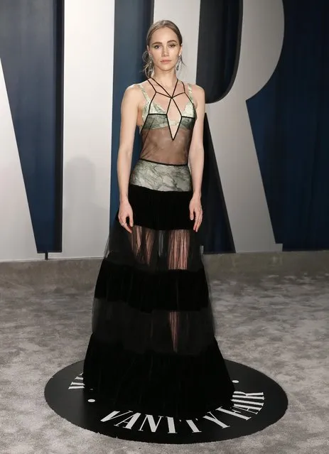 Tiffany Waterhouse attends the Vanity Fair Oscar party in Beverly Hills during the 92nd Academy Awards, in Los Angeles, California, U.S., February 9, 2020. (Photo by Danny Moloshok/Reuters)