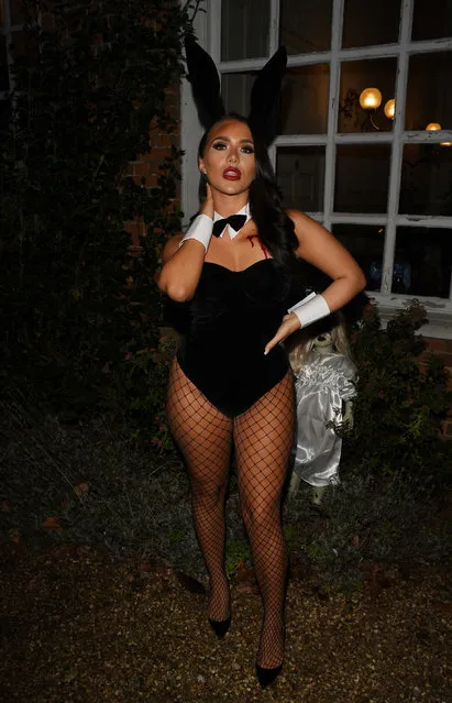 Towie girl Chloe Brockett at the Halloween Special “The Only Way is Essex” TV show filming in Essex, United Kingdom on October 25, 2020. (Photo by Beretta/Sims/Rex Features/Shutterstock)