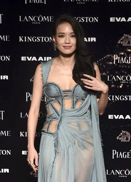 Taiwanese actress Shu Qi poses on the red carpet at the 52nd Golden Horse Film Awards in Taipei November 21, 2015. (Photo by Billy Dai/Reuters)