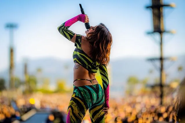 Brazilian singer Anitta performs onstage at the Coachella Stage during the 2022 Coachella Valley Music And Arts Festival on April 15, 2022 in Indio, California. (Photo by Rich Fury/Getty Images for Coachella)