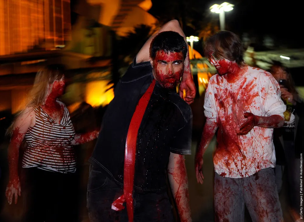Occupy Las Vegas Holds “Zombie Walk” To Protest Corporate Greed