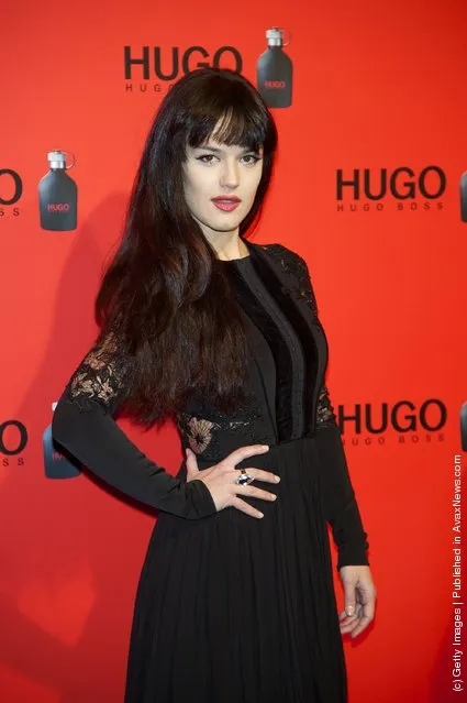 Spanish singer Sara Vega attends Hugo Boss night party 2011