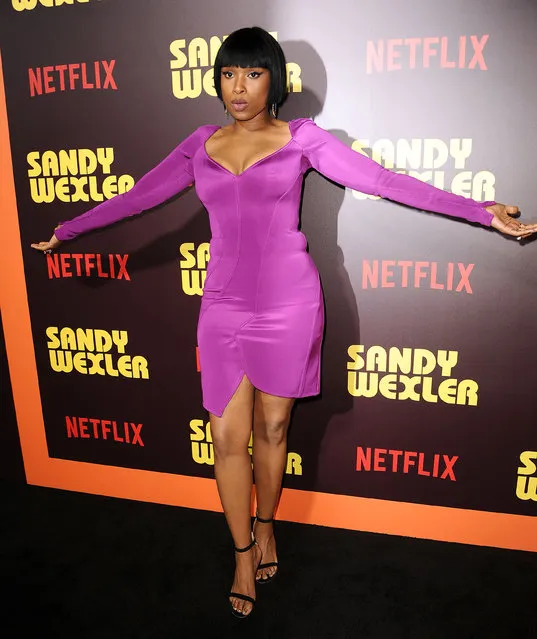 Actress Jennifer Hudson attends the premiere of “Sandy Wexler” at ArcLight Cinemas Cinerama Dome on April 6, 2017 in Hollywood, California. (Photo by Jason LaVeris/FilmMagic)