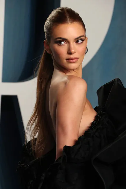 American model, media personality, and socialit Kendall Jenner attends the 2022 Vanity Fair Oscar Party hosted by Radhika Jones at Wallis Annenberg Center for the Performing Arts on March 27, 2022 in Beverly Hills, California. (Photo by Matt Baron/Rex Features/Shutterstock)