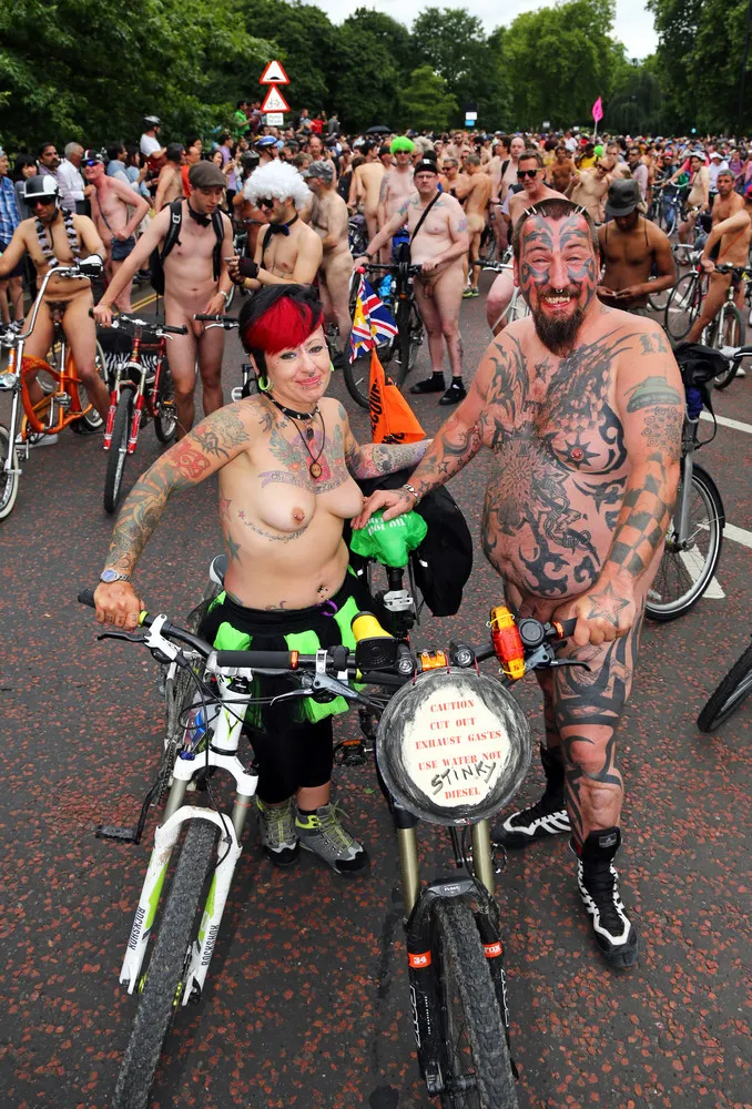 World Naked Bike Ride 2014 London