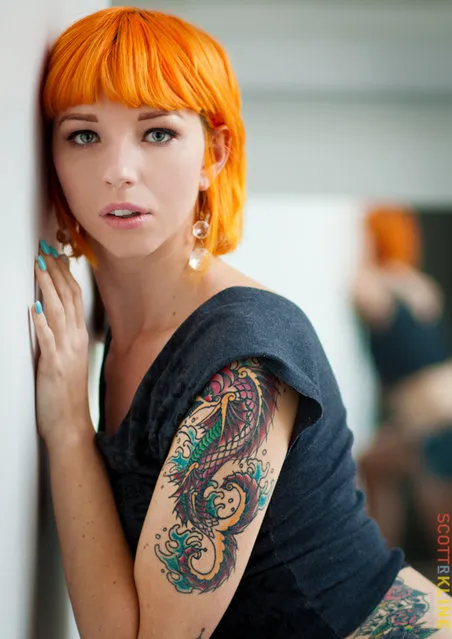 Hot tattooed girl. Allie Schell