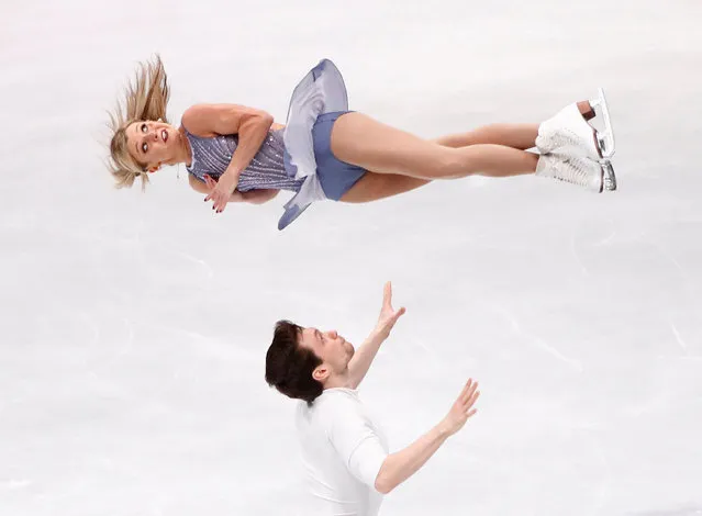 Canada' s Kirsten Moore- Towers and Michael Marinaro perform during the Pairs Free Skate program at the Milano World League Figure Skating Championship 2018 in Milan on March 22, 2018. (Photo by Alessandro Garofalo/Reuters)